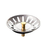 Stainless Steel ABS Kitchen Sink Stopper